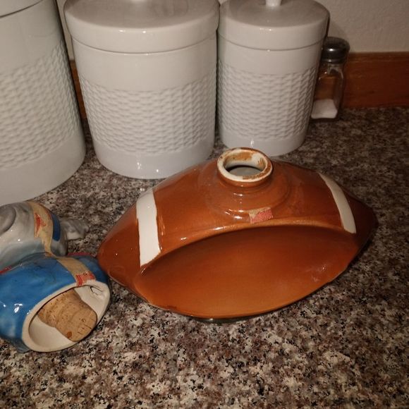 1972 Elephant /Football Jim beam whiskey decanter (bottle) - Picture 4 of 6